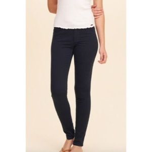 Stretch low rise super skinny jeans